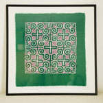 Jungle Vintage Hand Embroidered Textile Wall Art
